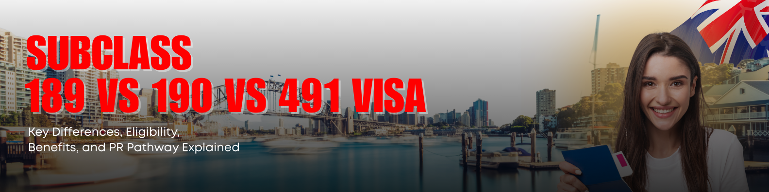 difference between subclass 189 190 and 491 visa